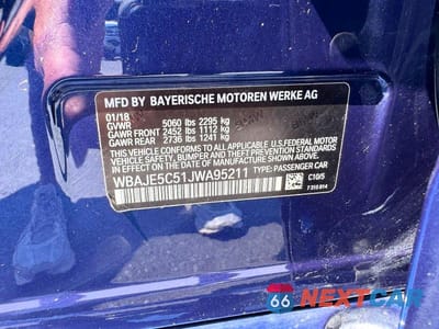 Zdjęcie 13 z 13 samochodu: 2018 BMW 540 I VIN:WBAJE5C51JWA95211 - miniatura