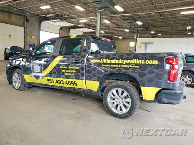 Drugie zdjęcie samochodu z przodu: 2022 CHEVROLET SILVERADO LTD K1500 CUSTOM VIN:3GCPYBEK0NG152683 - miniatura