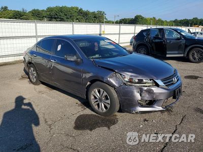 Czwarte zdjęcie samochodu z boku: 2014 HONDA ACCORD LX VIN:1HGCR2F36EA181818 - miniatura