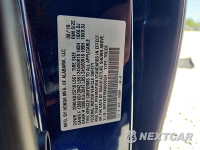 Zdjęcie 12 z 12 samochodu: 2019 HONDA RIDGELINE RTL VIN:5FPYK2F55KB008554 - miniatura