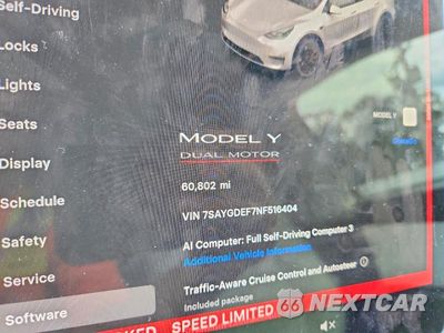 Zdjęcie 9 z 12 samochodu: 2022 TESLA MODEL Y VIN:7SAYGDEF7NF516404 - miniatura