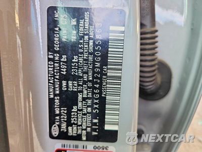 Zdjęcie 12 z 12 samochodu: 2021 KIA K5 GT LINE VIN:5XXG64J29MG055863 - miniatura