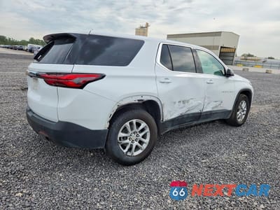 Trzecie zdjęcie samochodu z tyłu: 2024 CHEVROLET TRAVERSE LIMITED LS VIN:1GNESTKW4RJ139999 - miniatura