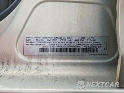 Zdjęcie 12 z 12 samochodu: 2010 VOLKSWAGEN JETTA SE VIN:3VWRZ7AJ9AM042255 - miniatura