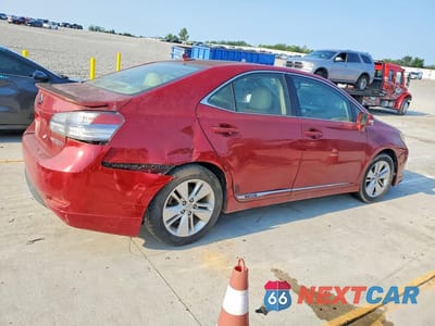 Trzecie zdjęcie samochodu z tyłu: 2010 LEXUS HS 250H VIN:JTHBB1BA1A2025010 - miniatura