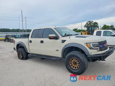 Czwarte zdjęcie samochodu z boku: 2013 FORD F150 SVT RAPTOR VIN:1FTFW1R63DFC27434 - miniatura