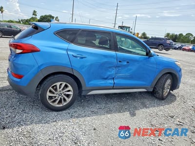 Trzecie zdjęcie samochodu z tyłu: 2018 HYUNDAI TUCSON SEL VIN:KM8J3CA46JU735683 - miniatura