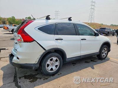 Trzecie zdjęcie samochodu z tyłu: 2015 HONDA CR-V LX VIN:5J6RM4H39FL037583 - miniatura