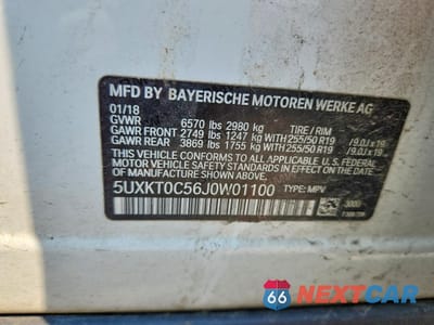 Zdjęcie 13 z 13 samochodu: 2018 BMW X5 XDR40E VIN:5UXKT0C56J0W01100 - miniatura