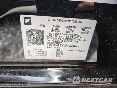 Zdjęcie 13 z 13 samochodu: 2024 CHEVROLET SILVERADO K2500 HIGH COUNTRY VIN:1GC4YREY4RF131519 - miniatura