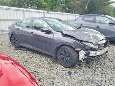 Czwarte zdjęcie samochodu z boku: 2018 HONDA CIVIC EX VIN:JHMFC1F89JX020307 - miniatura