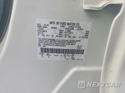 Zdjęcie 13 z 13 samochodu: 2010 FORD EDGE SEL VIN:2FMDK4JC1ABA06252 - miniatura