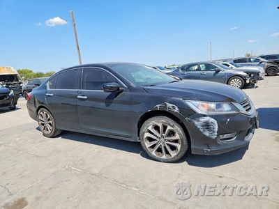 Czwarte zdjęcie samochodu z boku: 2014 HONDA ACCORD SPORT VIN:1HGCR2F58EA187783 - miniatura