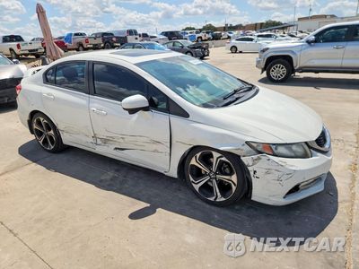 Czwarte zdjęcie samochodu z boku: 2015 HONDA CIVIC SI VIN:2HGFB6E54FH709953 - miniatura