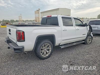 Trzecie zdjęcie samochodu z tyłu: 2018 GMC SIERRA K1500 SLT VIN:3GTU2NEC5JG588275 - miniatura