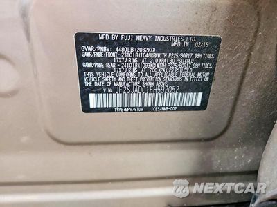 Zdjęcie 14 z 14 samochodu: 2015 SUBARU FORESTER 2.5I PREMIUM VIN:JF2SJADC1FH592052 - miniatura