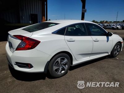 Trzecie zdjęcie samochodu z tyłu: 2020 HONDA CIVIC LX VIN:2HGFC2F68LH543591 - miniatura