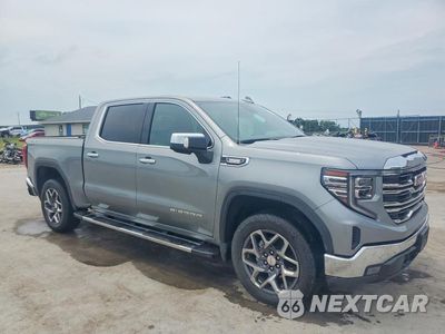 Czwarte zdjęcie samochodu z boku: 2024 GMC SIERRA K1500 SLT VIN:3GTUUDE86RG226838 - miniatura