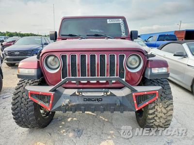 Piąte zdjęcie samochodu w środku: 2021 JEEP WRANGLER UNLIMITED SAHARA VIN:1C4HJXEG2MW614498 - miniatura