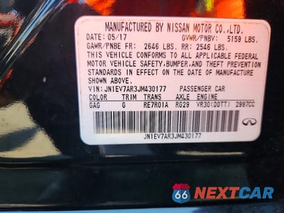 Zdjęcie 12 z 12 samochodu: 2018 INFINITI Q50 3.0T LUXE VIN:JN1EV7AR3JM430177 - miniatura
