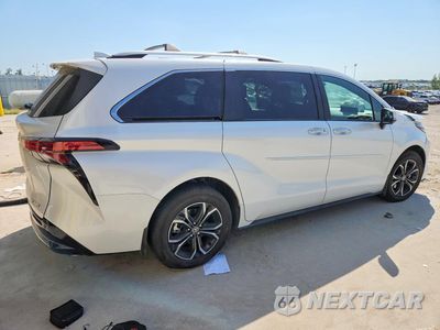 Trzecie zdjęcie samochodu z tyłu: 2026 TOYOTA SIENNA PLATINUM 7-PASSENGER VIN:5TDESKFC5TS250588 - miniatura