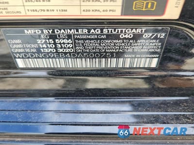 Zdjęcie 12 z 12 samochodu: 2013 MERCEDES-BENZ S 550 4MATIC VIN:WDDNG9EB4DA500751 - miniatura