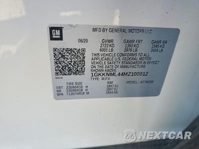 Zdjęcie 13 z 13 samochodu: 2021 GMC ACADIA SLT VIN:1GKKNML44MZ100012 - miniatura
