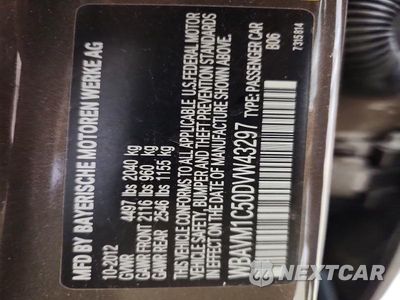 Zdjęcie 13 z 13 samochodu: 2013 BMW X1 SDRIVE28I VIN:WBAVM1C50DVW43297 - miniatura