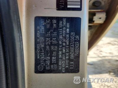 Zdjęcie 13 z 13 samochodu: 2007 HYUNDAI ACCENT GLS VIN:KMHCN46C47U104528 - miniatura