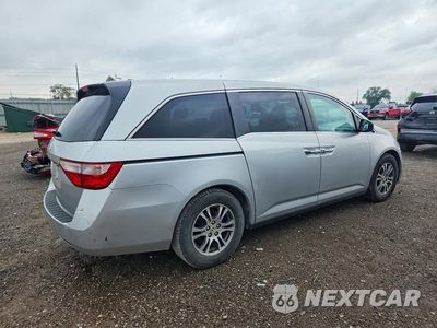 Trzecie zdjęcie samochodu z tyłu: 2011 HONDA ODYSSEY EXL VIN:5FNRL5H63BB059696 - miniatura