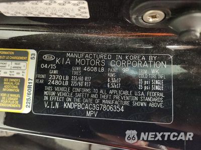 Zdjęcie 13 z 13 samochodu: 2016 KIA SPORTAGE LX VIN:KNDPBCAC3G7806354 - miniatura