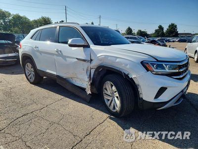 Czwarte zdjęcie samochodu z boku: 2020 VOLKSWAGEN ATLAS CROSS SPORT SE VIN:1V26C2CA9LC202810 - miniatura