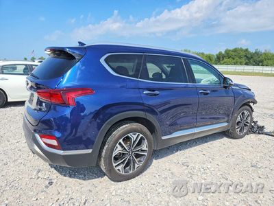 Trzecie zdjęcie samochodu z tyłu: 2020 HYUNDAI SANTA FE SEL 2.0T VIN:5NMS3CAAXLH254683 - miniatura