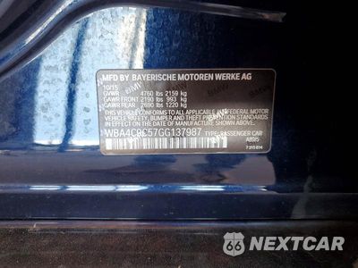 Zdjęcie 12 z 12 samochodu: 2016 BMW 428 XI GRAN COUPE SULEV VIN:WBA4C9C57GG137987 - miniatura