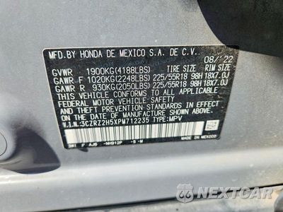 Zdjęcie 13 z 13 samochodu: 2023 HONDA HR-V SPORT VIN:3CZRZ2H5XPM712235 - miniatura