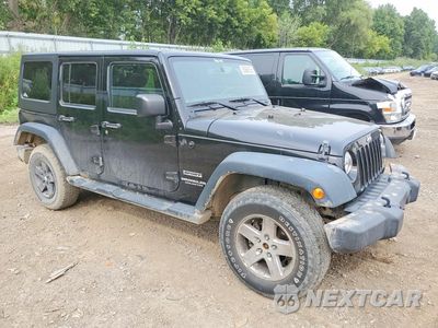 Czwarte zdjęcie samochodu z boku: 2015 JEEP WRANGLER UNLIMITED SPORT VIN:1C4BJWDG4FL588766 - miniatura