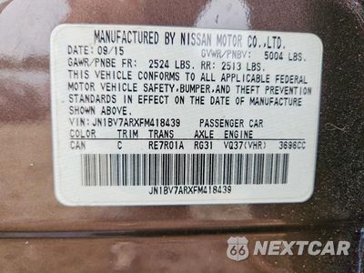 Zdjęcie 13 z 13 samochodu: 2015 INFINITI Q50 PREMIUM VIN:JN1BV7ARXFM418439 - miniatura