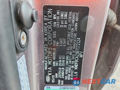 Zdjęcie 13 z 13 samochodu: 2011 KIA SPORTAGE LX VIN:KNDPBCA23B7172124 - miniatura