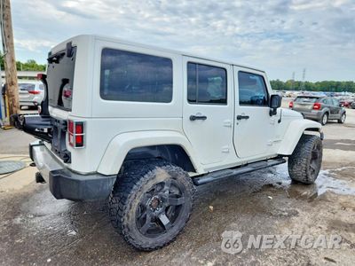 Trzecie zdjęcie samochodu z tyłu: 2014 JEEP WRANGLER UNLIMITED SAHARA VIN:1C4BJWEG7EL274249 - miniatura