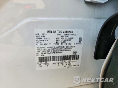 Zdjęcie 14 z 14 samochodu: 2019 FORD EDGE SEL VIN:2FMPK4J95KBB36084 - miniatura