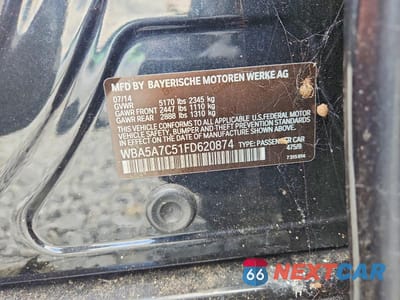 Zdjęcie 12 z 12 samochodu: 2015 BMW 528 XI VIN:WBA5A7C51FD620874 - miniatura