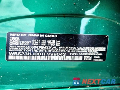 Zdjęcie 12 z 12 samochodu: 2026 BMW M3 COMPETITION VIN:WBS23HJ08TFV99043 - miniatura