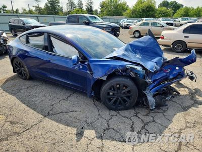 Czwarte zdjęcie samochodu z boku: 2021 TESLA MODEL 3 VIN:5YJ3E1EB7MF081004 - miniatura