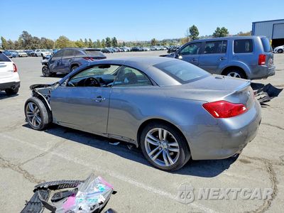 Drugie zdjęcie samochodu z przodu: 2010 INFINITI G37 CONVERTIBLE BASE VIN:JN1CV6FE6AM352839 - miniatura