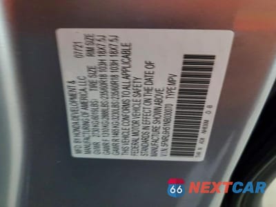 Zdjęcie 13 z 13 samochodu: 2022 HONDA ODYSSEY EX VIN:5FNRL6H51NB030070 - miniatura