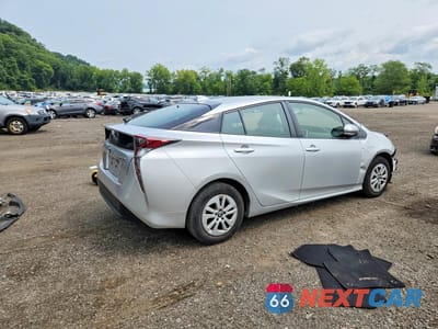 Trzecie zdjęcie samochodu z tyłu: 2016 TOYOTA PRIUS TWO VIN:JTDKBRFU8G3002654 - miniatura