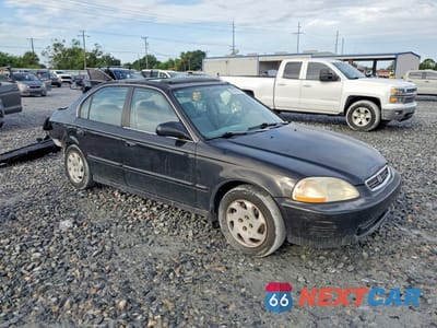 Czwarte zdjęcie samochodu z boku: 1996 HONDA CIVIC EX VIN:1HGEJ8648TL006712 - miniatura