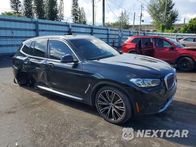 Czwarte zdjęcie samochodu z boku: 2024 BMW X3 SDRIVE30I VIN:WBX47DP01RN279049 - miniatura