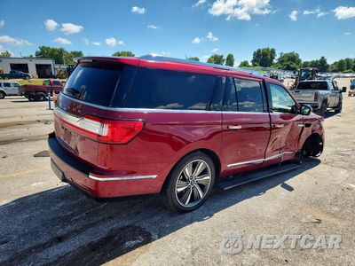 Trzecie zdjęcie samochodu z tyłu: 2019 LINCOLN NAVIGATOR L RESERVE VIN:5LMJJ3LT1KEL14439 - miniatura