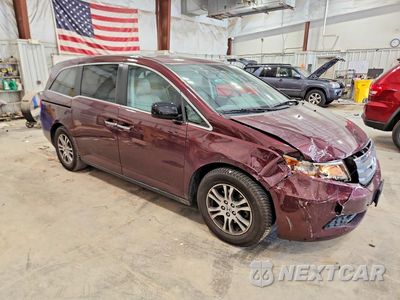 Czwarte zdjęcie samochodu z boku: 2013 HONDA ODYSSEY EXL VIN:5FNRL5H69DB014720 - miniatura